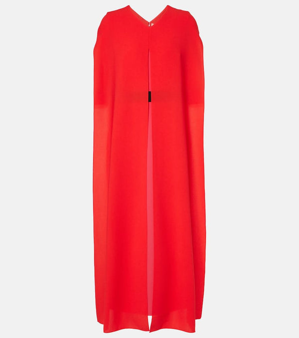 Roksanda Fyera caped crêpe maxi dress