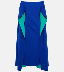 Roksanda Guiomar cape-detail gown | LYBSTORE