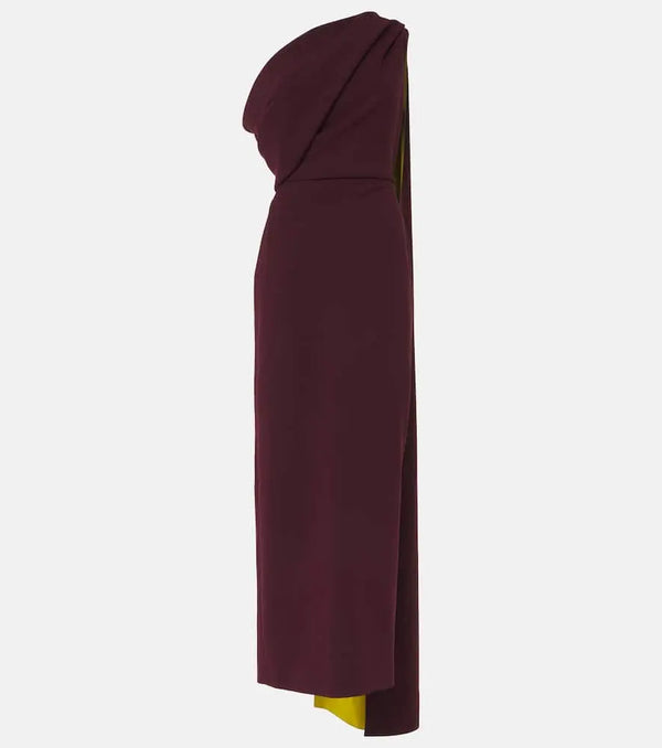 Roksanda Maite one-shoulder crêpe gown