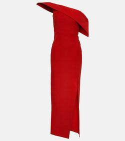 Roland Mouret Asymmetric wool and silk gown