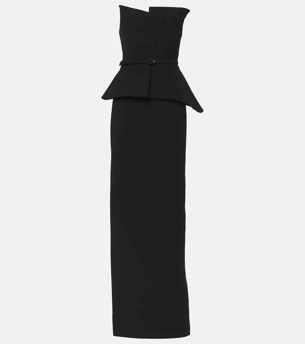 Roland Mouret Corset crêpe gown | LYBSTORE