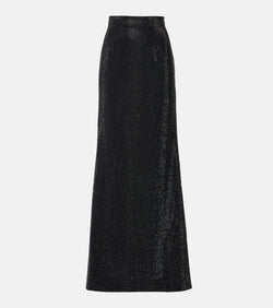 Roland Mouret Crystal-embellished maxi skirt