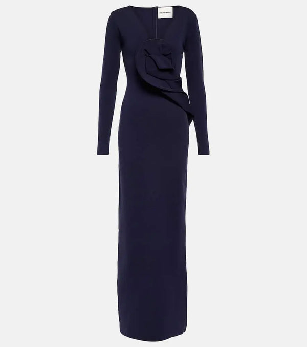 Roland Mouret Draped crêpe gown