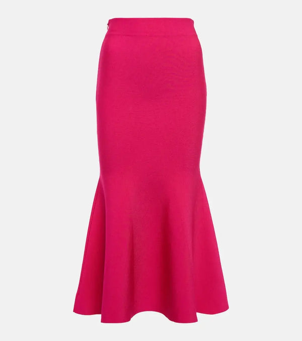 Roland Mouret Fluted midi skirt | LYBSTORE