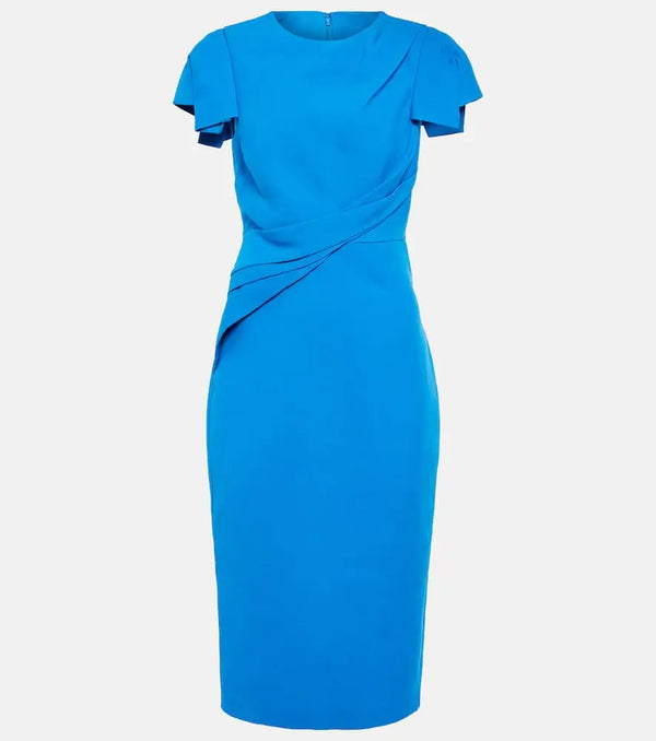 Roland Mouret Gathered midi dress | LYBSTORE