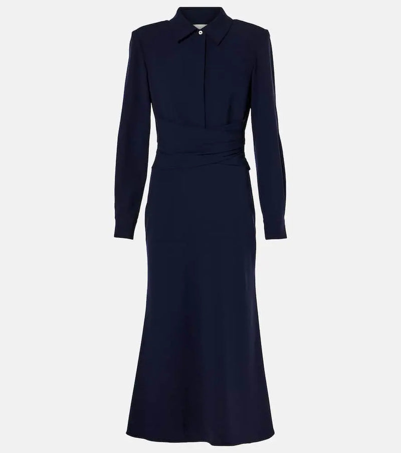 Roland Mouret Satin crêpe midi dress