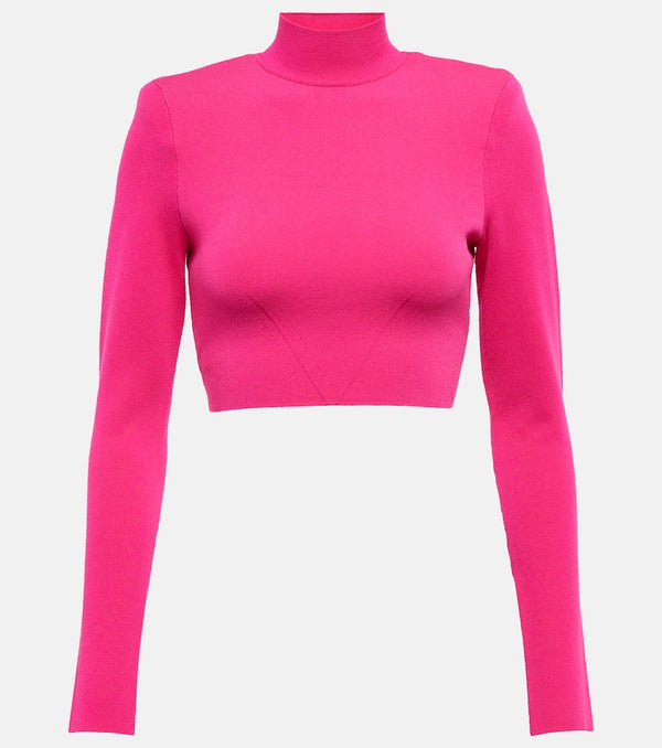 Roland Mouret Turtleneck crop top