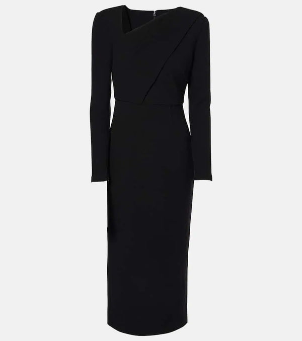 Roland Mouret Wool crêpe midi dress | LYBSTORE