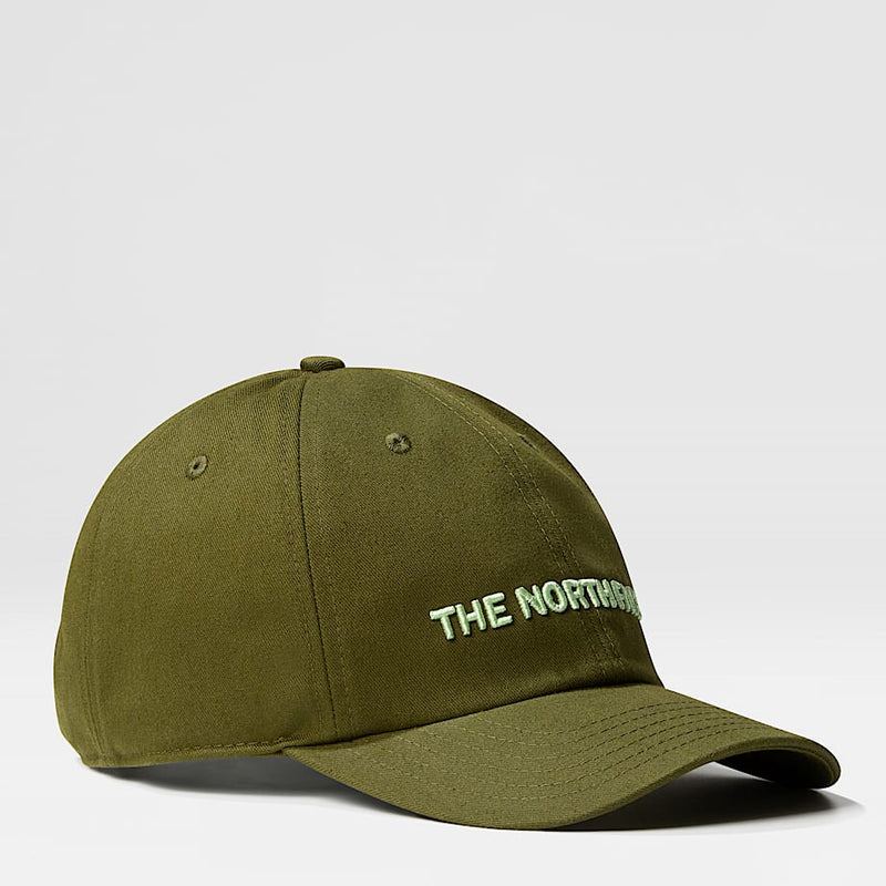 The North Face Roomy Norm Cap Forest Olive-misty Sage-horizontal Logo