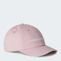 The North Face Roomy Norm Cap Metal Pink horizontal Logo