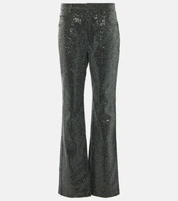 Rotate Sequined straight jeans | LYBSTORE