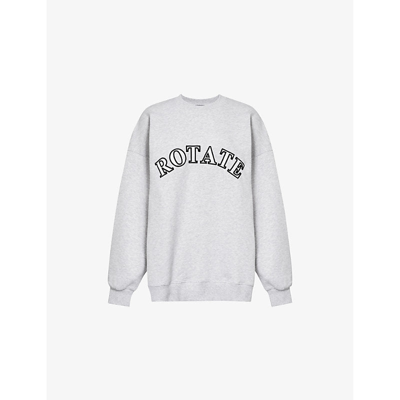 Womens Rotate Sunday Ro Sweat Logo Crewneck