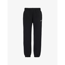 Womens Rotate Sunday tapered-leg mid-rise organic-cotton jogging bottoms