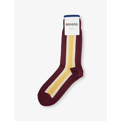 Mens Rototo Schoolboy knit socks