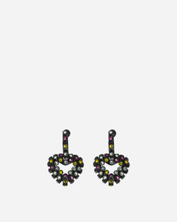 Roussey Tiny Crush Earrings Black