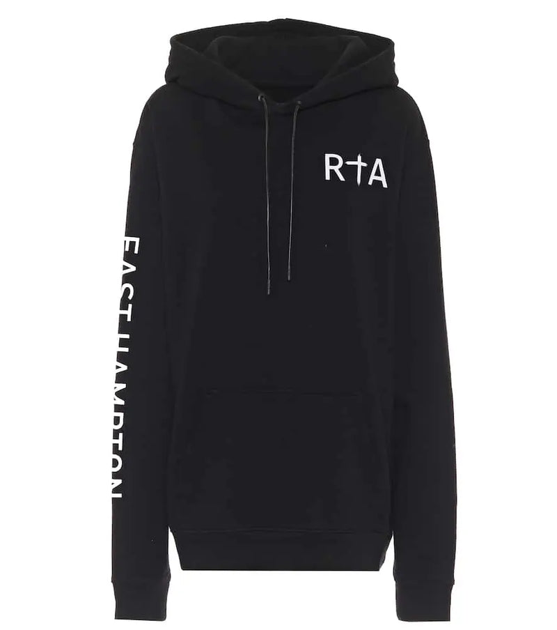 Rta Markus logo cotton hoodie | LYBSTORE