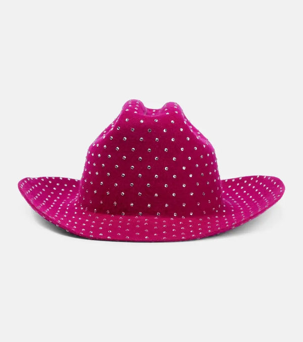 Ruslan Baginskiy Embellished felt cowboy hat | LYBSTORE