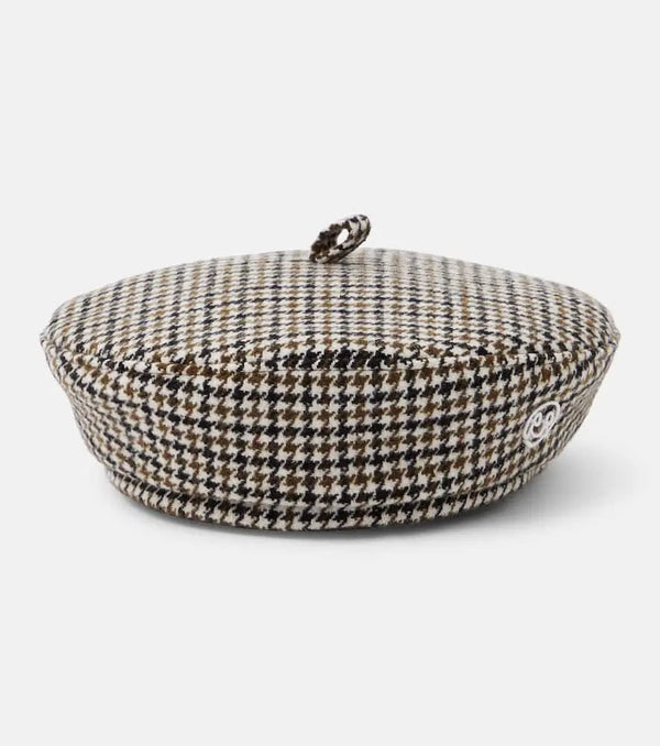 Ruslan Baginskiy Houndstooth beret | LYBSTORE