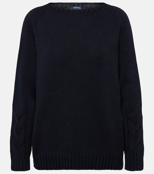 'S Max Mara Cable-knit cotton sweater | LYBSTORE