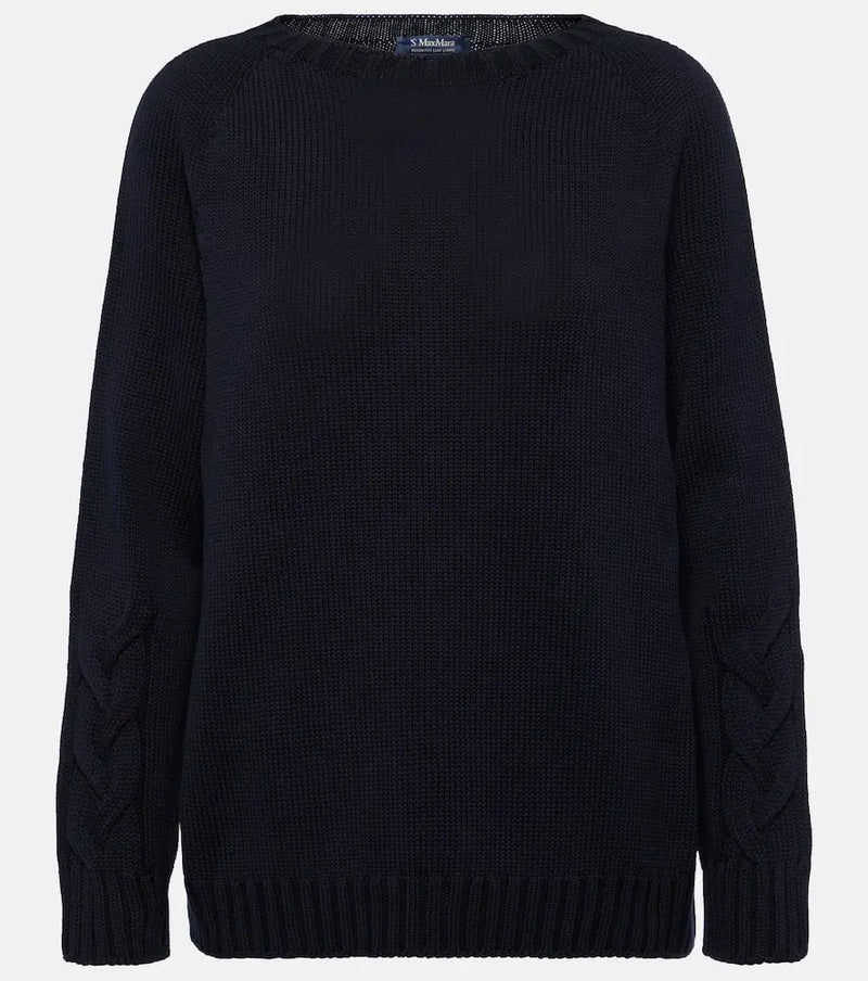 'S Max Mara Cable-knit cotton sweater | LYBSTORE