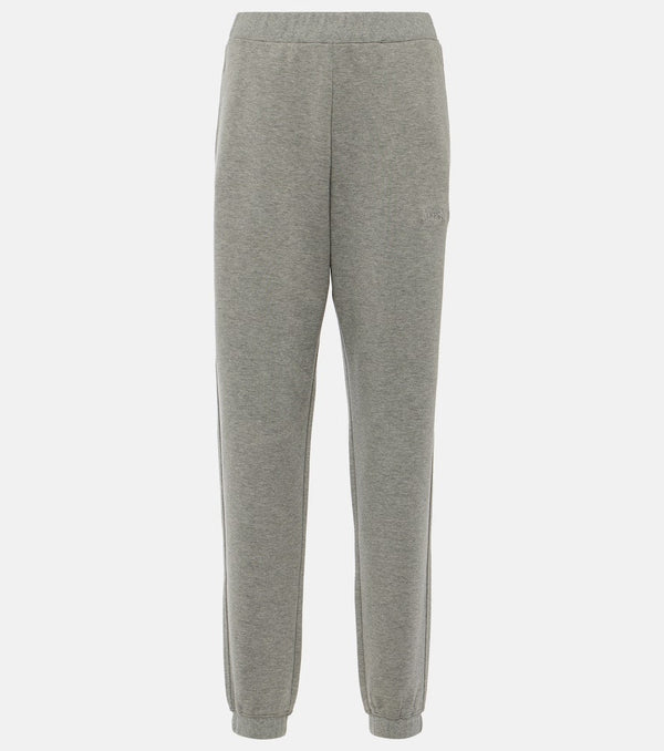 S Max Mara Cotton-blend jersey sweatpants