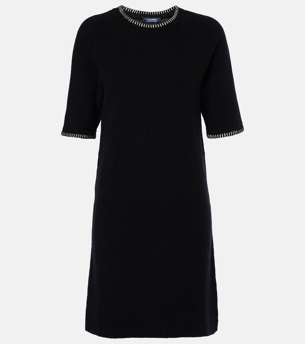 S Max Mara Denny wool and cashmere midi dress