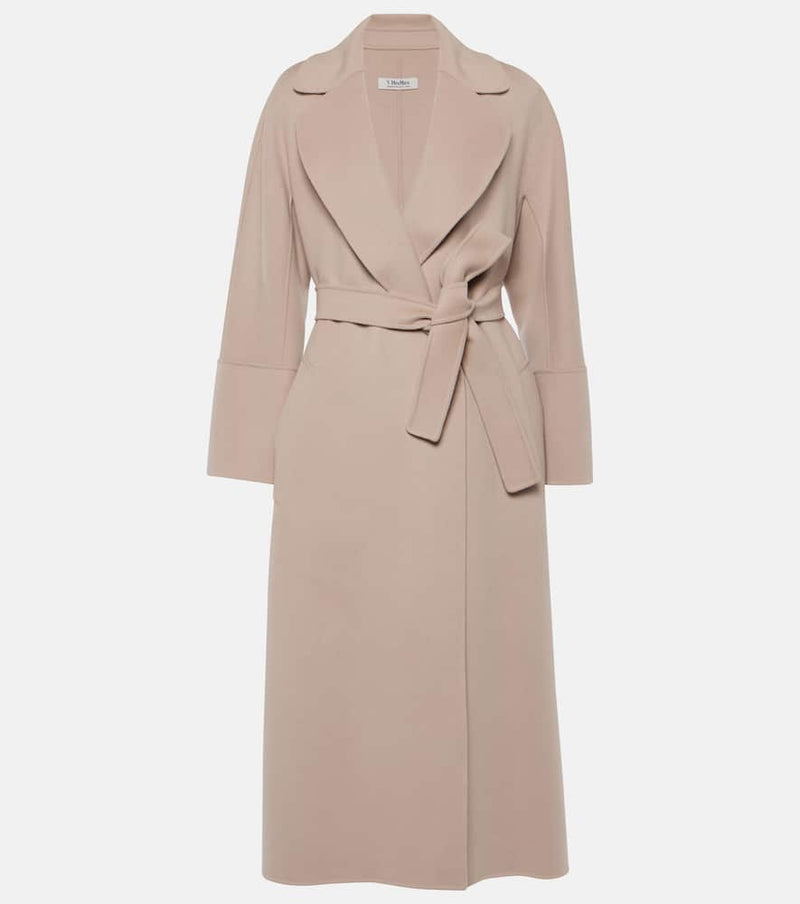 S Max Mara Elisa virgin wool wrap coat