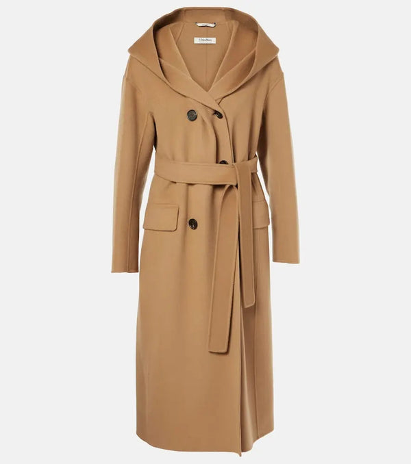 S Max Mara Favola belted virgin wool coat | LYBSTORE