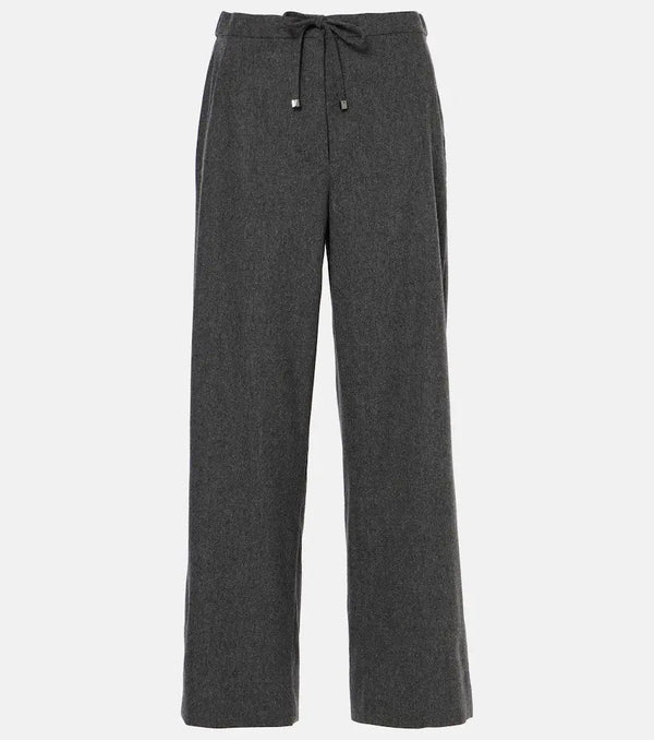 S Max Mara Florida wool straight pants | LYBSTORE