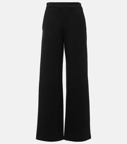 'S Max Mara High-rise jersey wide-leg pants | LYBSTORE