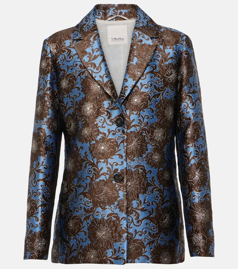 'S Max Mara Kate floral jacquard blazer | LYBSTORE