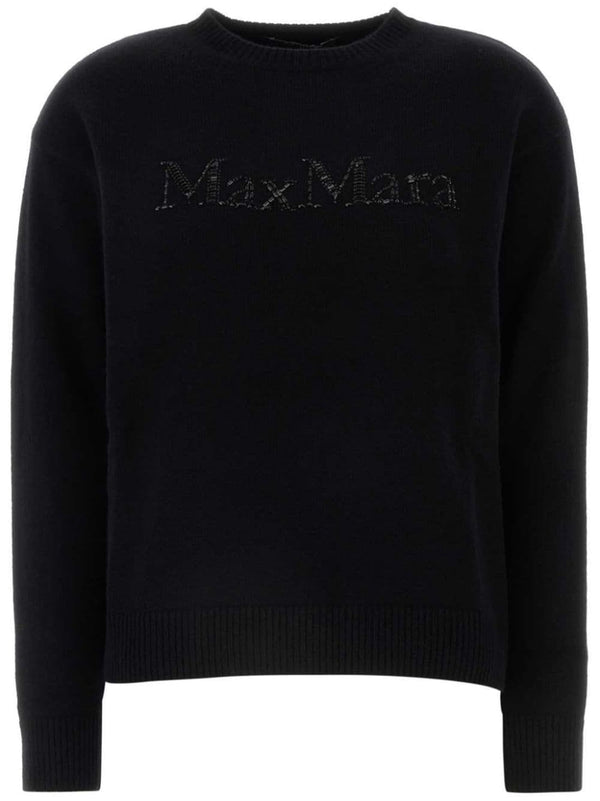 S Max Mara Logo Wool Sweater