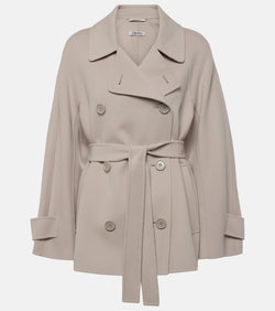 S Max Mara Louis virgin wool trench coat