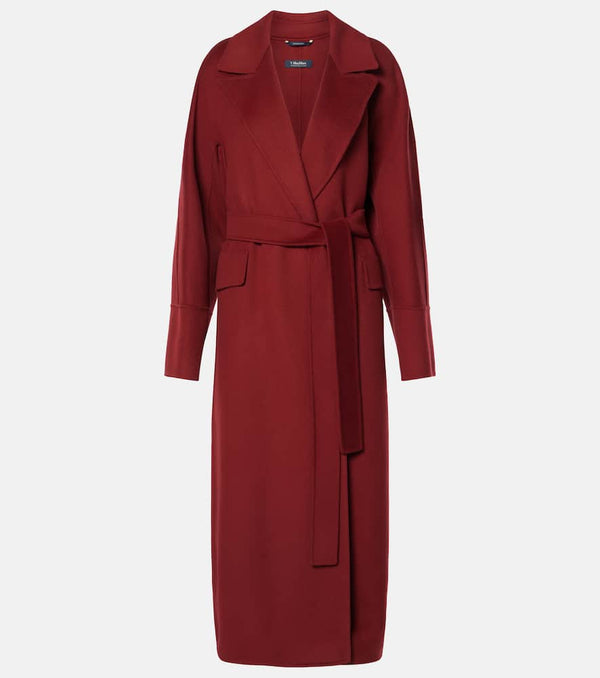 S Max Mara Malika virgin wool wrap coat