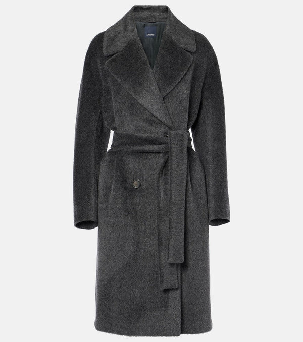 S Max Mara Nicole alpaca and wool teddy coat