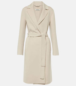 S Max Mara Pauline virgin wool wrap coat