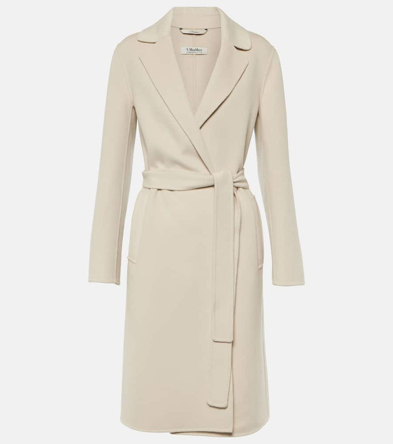 S Max Mara Pauline virgin wool wrap coat