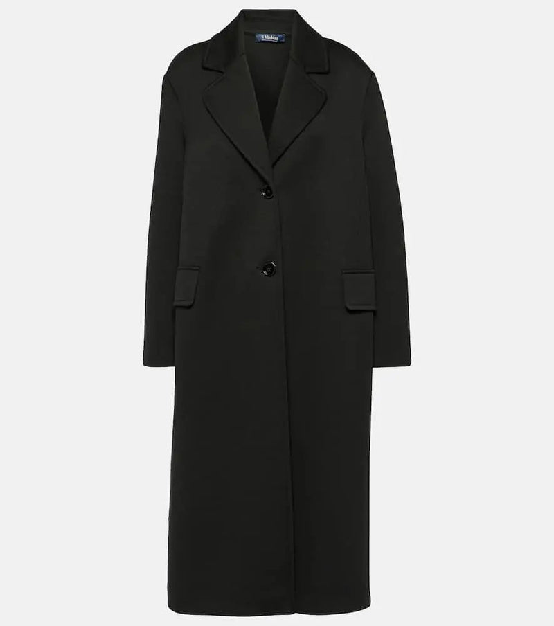 S Max Mara Radice single-breasted jersey coat | LYBSTORE