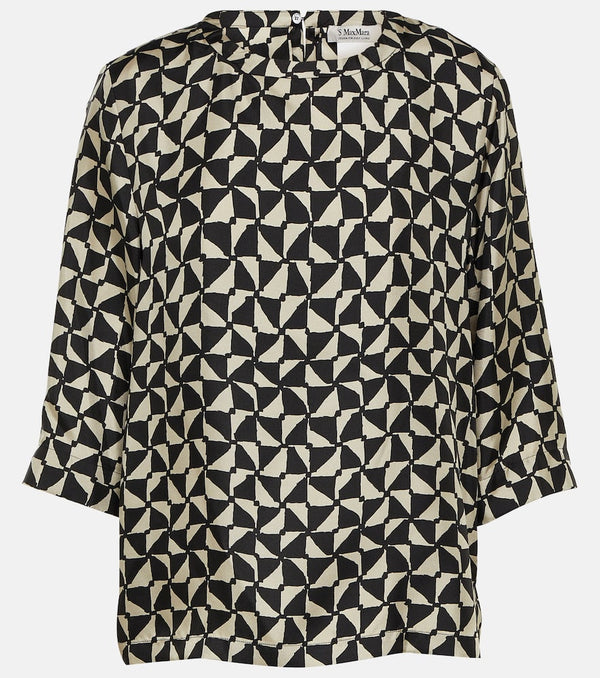 S Max Mara Relais silk blouse