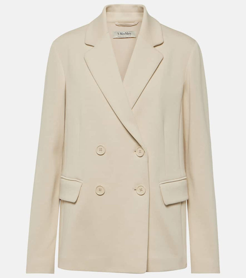 S Max Mara Scrigno cotton-blend jersey blazer