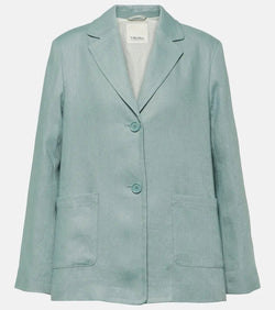 S Max Mara Socrates single-breasted linen blazer | LYBSTORE