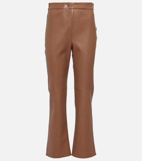 S Max Mara Sublime faux leather flared pants