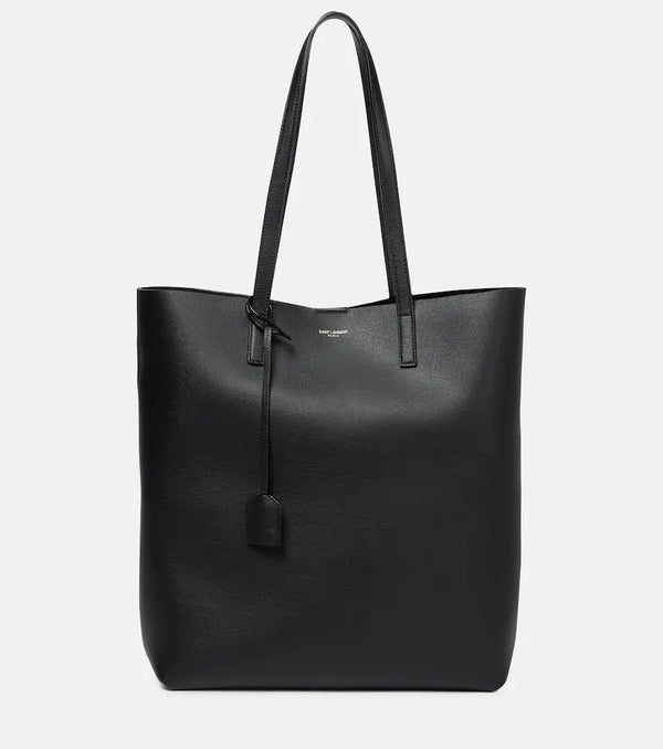 Saint Laurent Shopping N/S leather tote bag