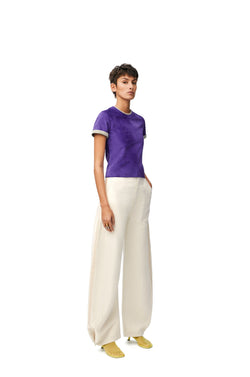 Balloon trousers in cotton and linen