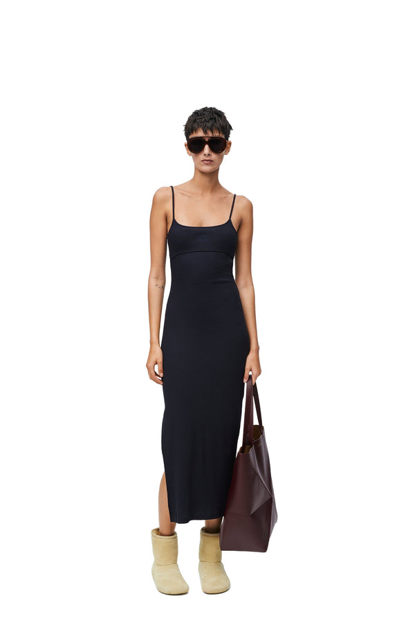 Anagram strappy dress in cotton