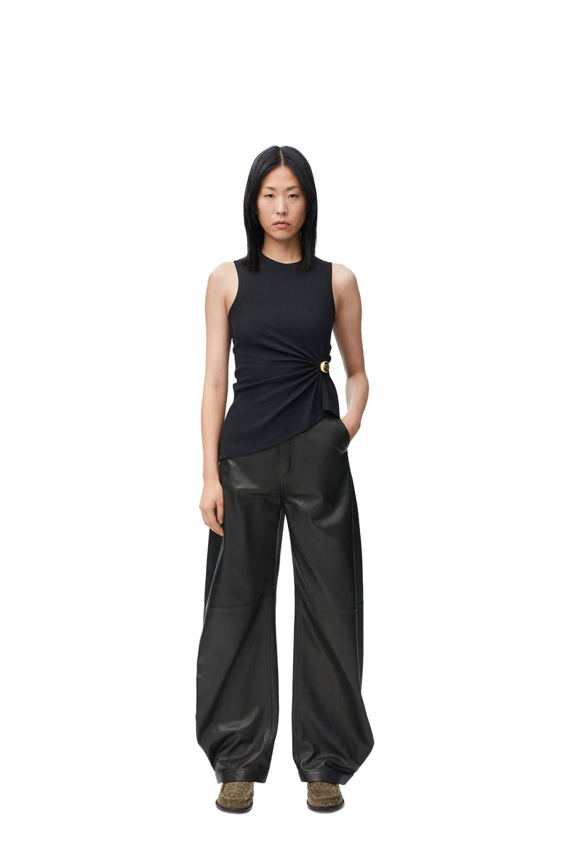 Balloon trousers in nappa lambskin