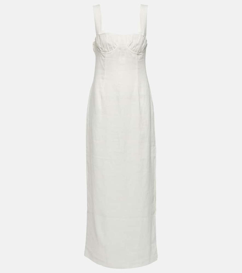 SIR Bettina linen midi dress