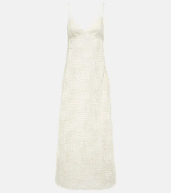 SIR Crochet cotton maxi dress