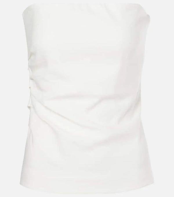 SIR Dorian linen-blend tube top | LYBSTORE