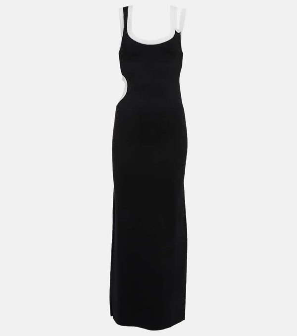 SIR Evalina cutout knit maxi dress | LYBSTORE